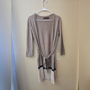 The Limited Tan and Black Cardigan